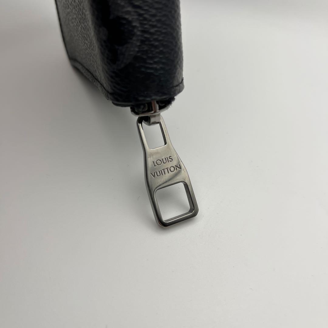 ルイヴィトン モノグラム エクリプス ジッピーウォレット ヴェルティカル 極美品