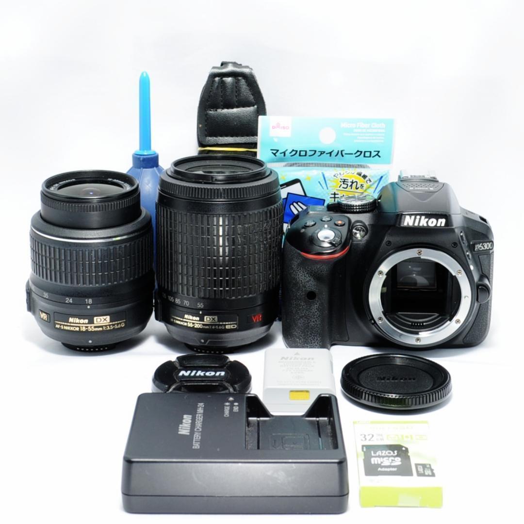 風景も家族写真も綺麗に❗️Nikon D5300✨Wi-Fiで写真をスマホに転送