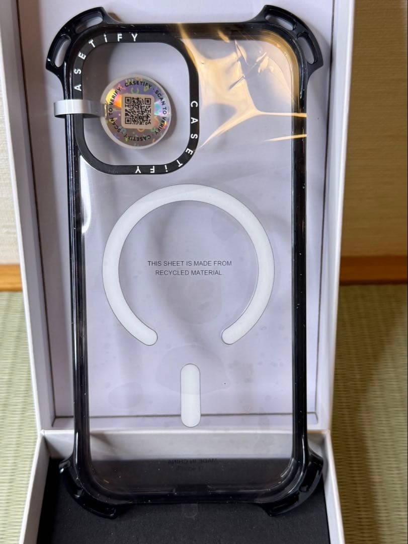 CASETiFY バウンス iPhone 17 ケース クリア ブラック