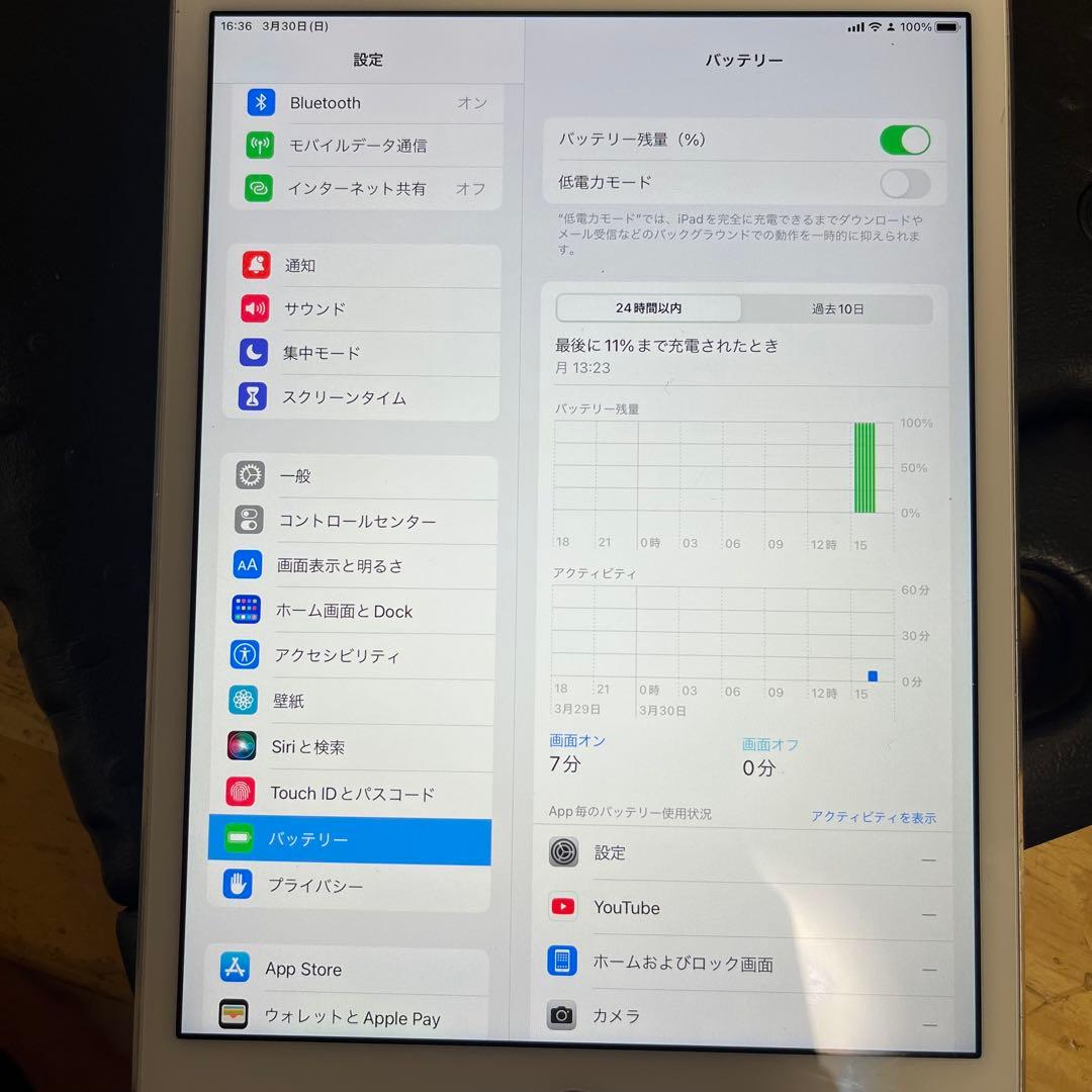 iPad mini4 Wi-Fi + Cellular 16GB SIMフリー