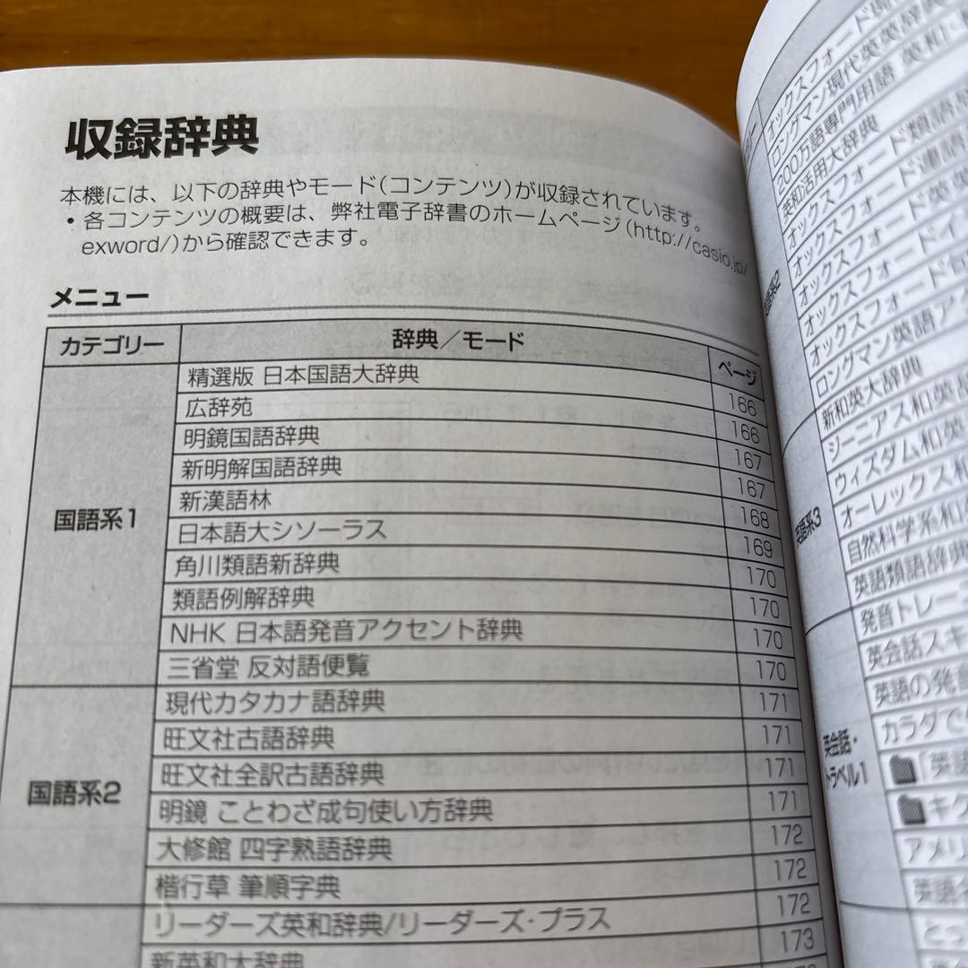 CASIO 電子辞書XD-Y20000