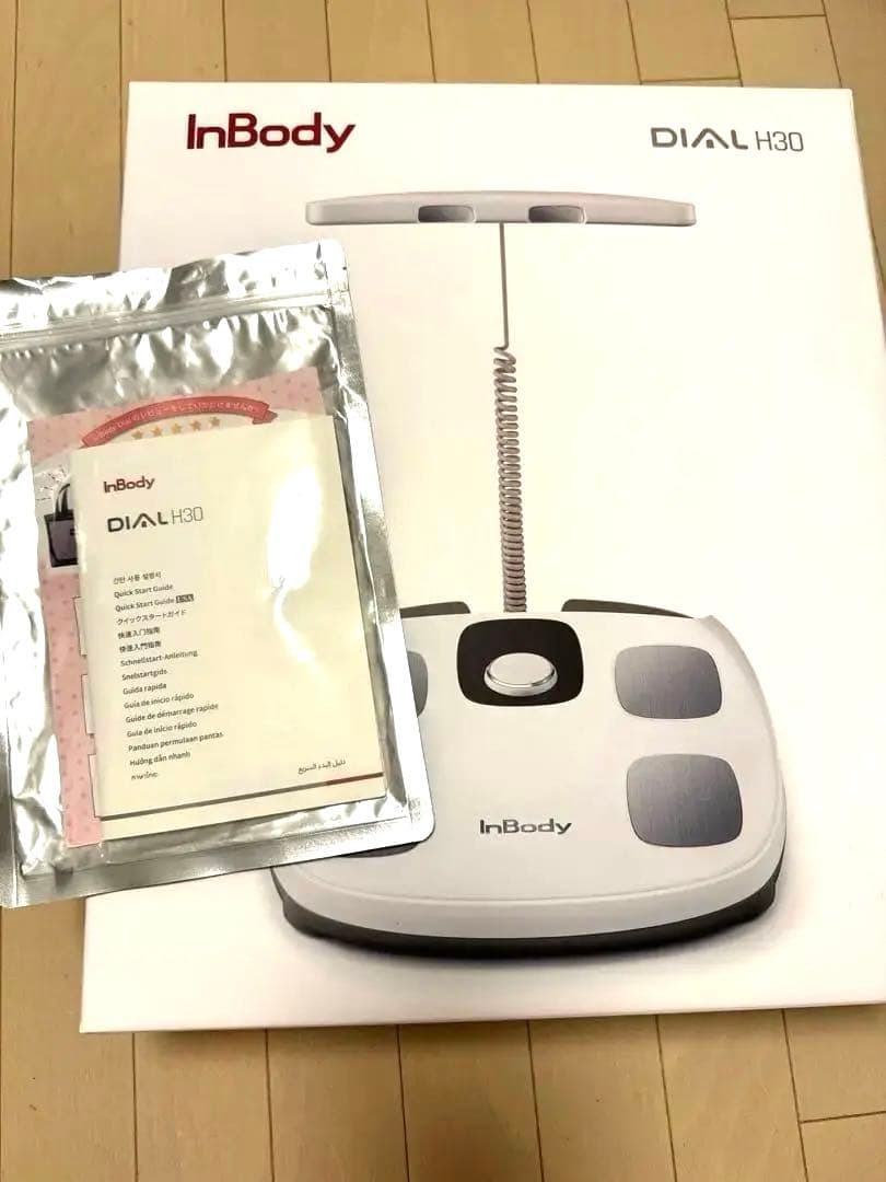 美品　InBody DIAL H30 体脂肪計 ホワイト