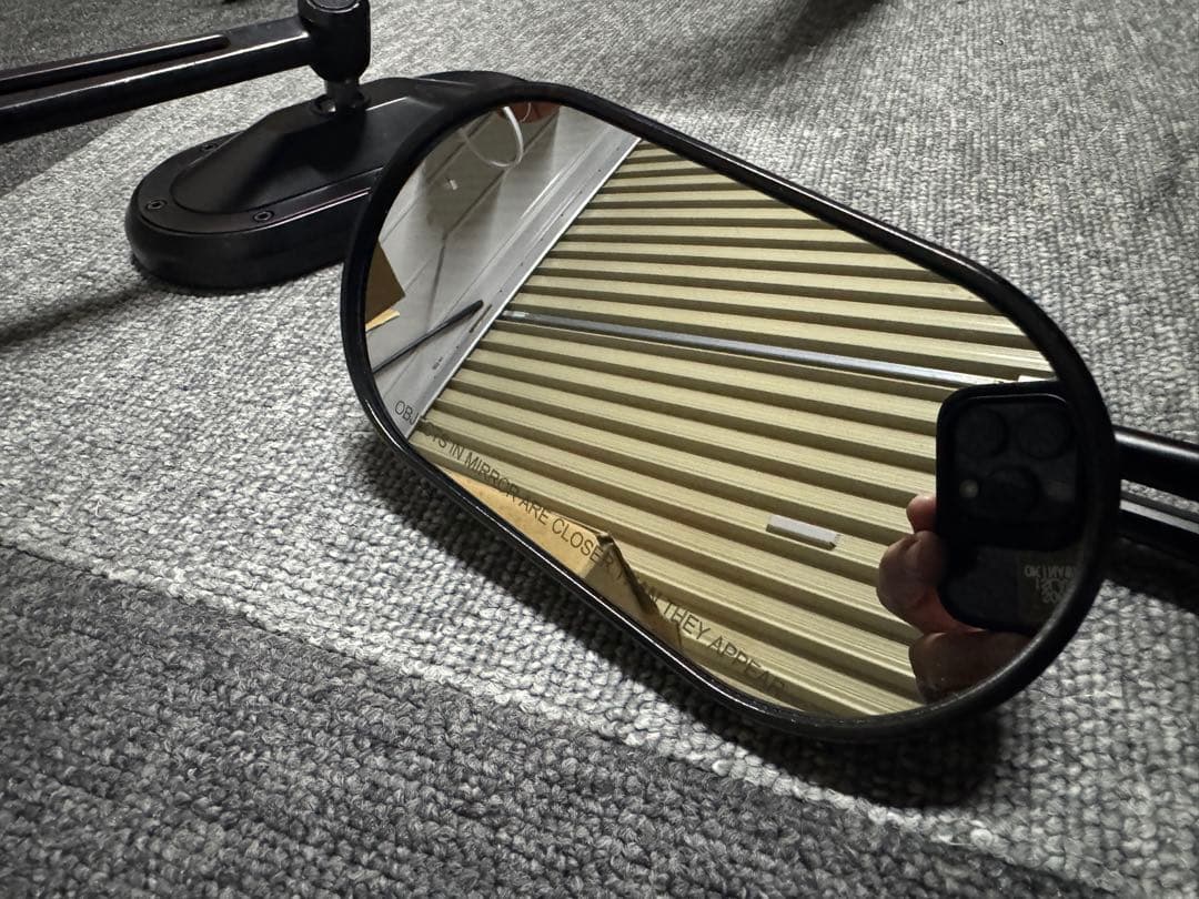 クリアキン　ヘビーインダストリーミラー　ハーレー