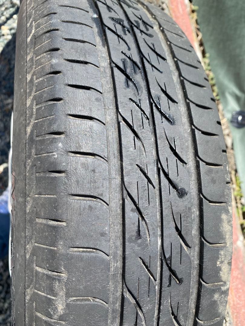 pcd100 5J 14インチ155/65R14 75S ブリヂストン　セット
