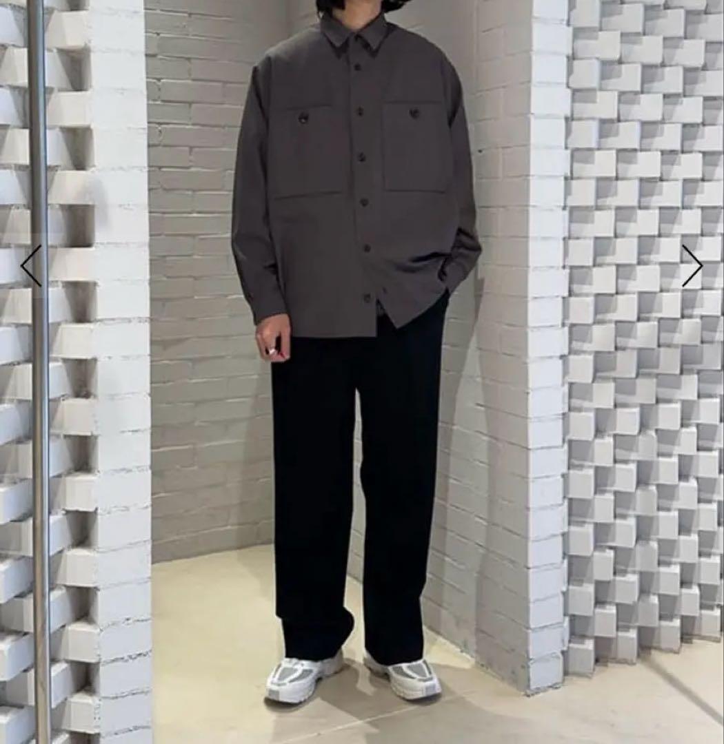 Edition25SS別注×THE RERACS シャツ チャコールグレー48