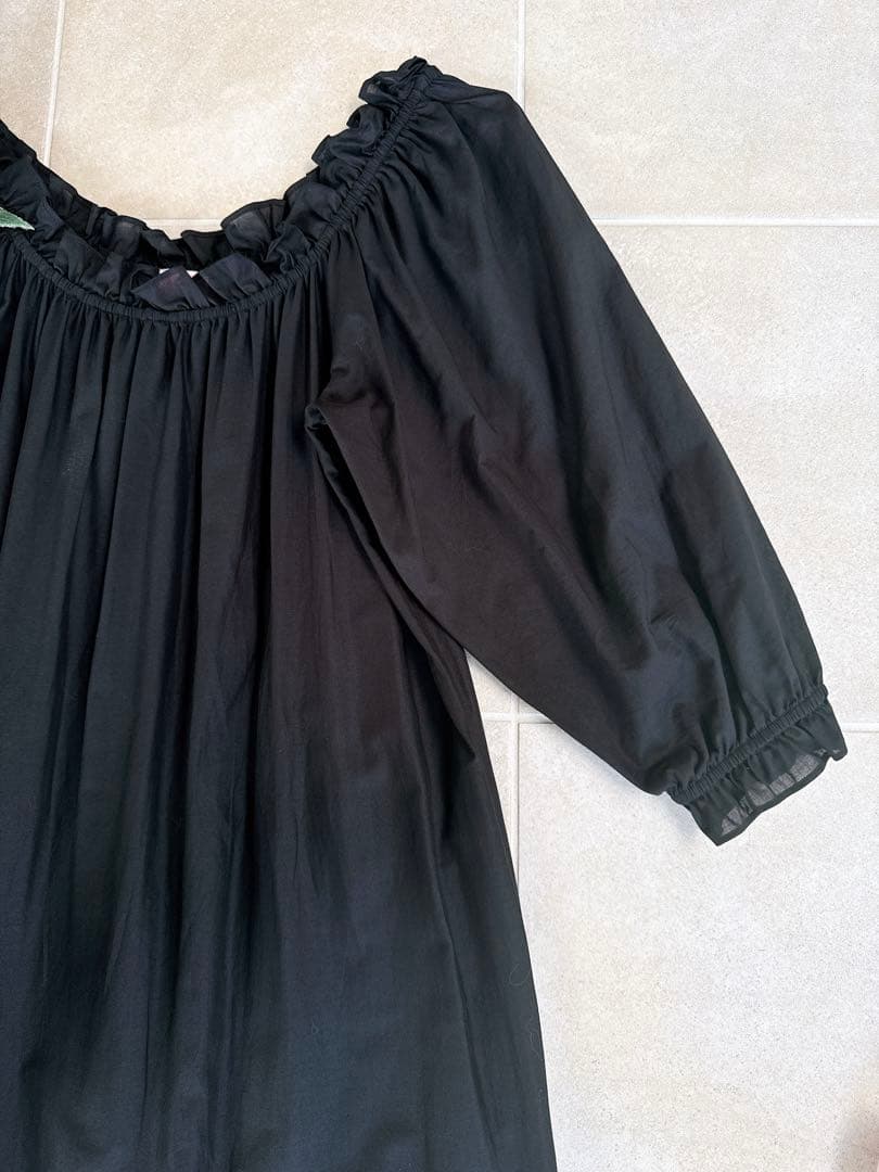 ケイトスペード　黒ワンピース