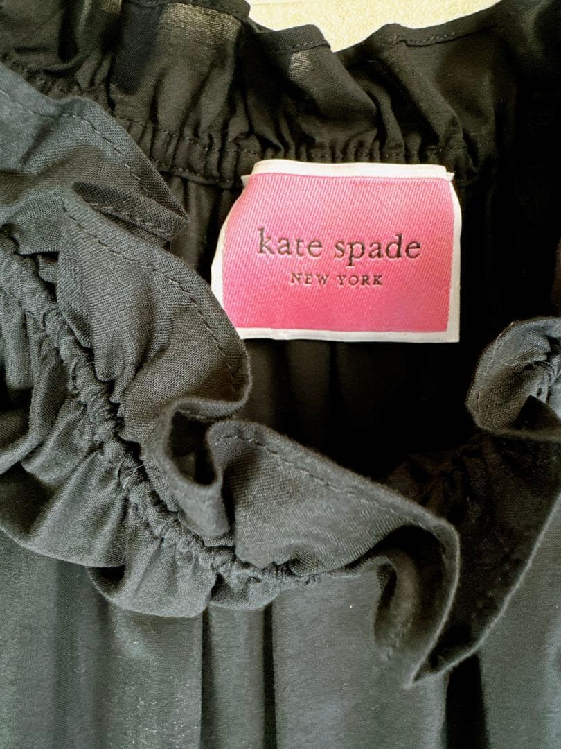 ケイトスペード　黒ワンピース