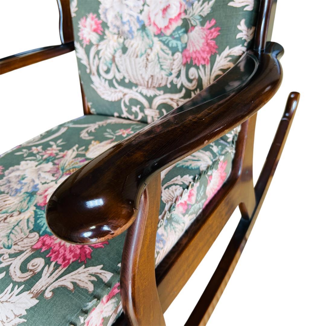 カリモク ロッキングチェア RC6002GK ブナ材 両ウイング ハイバック