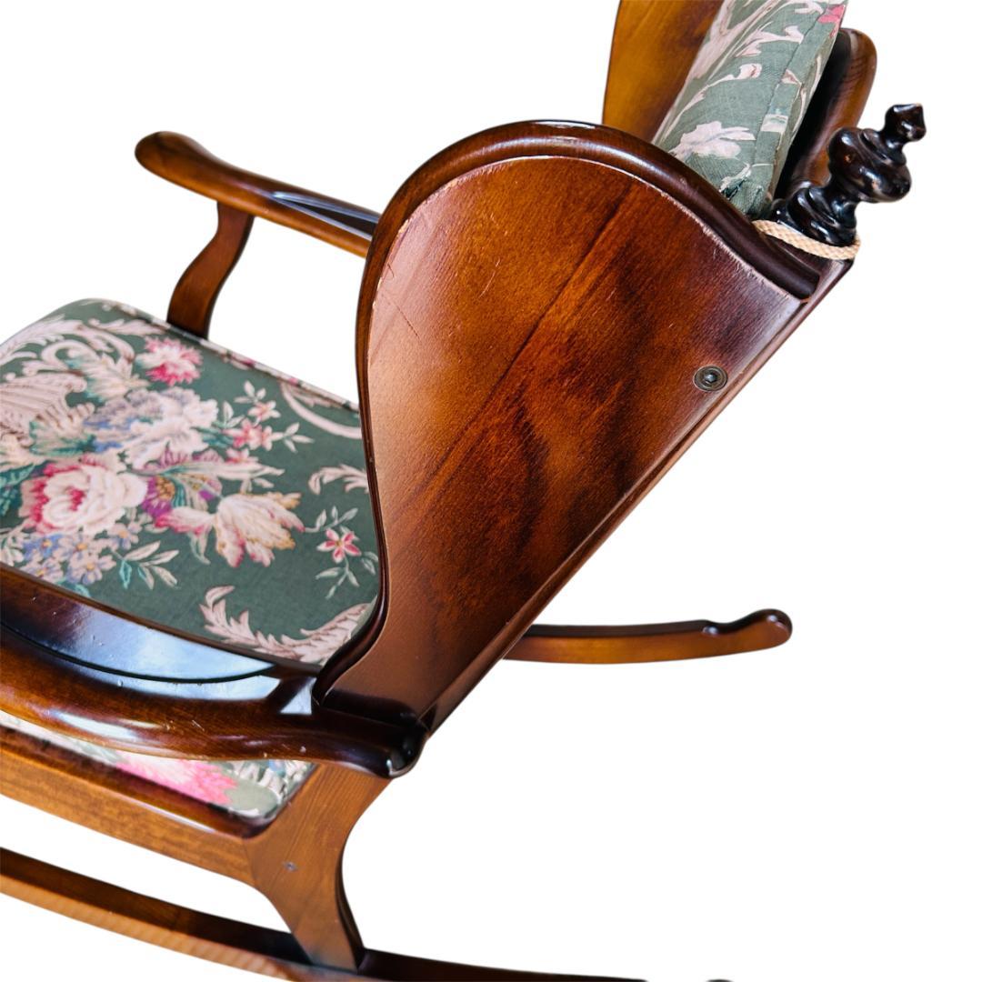 カリモク ロッキングチェア RC6002GK ブナ材 両ウイング ハイバック