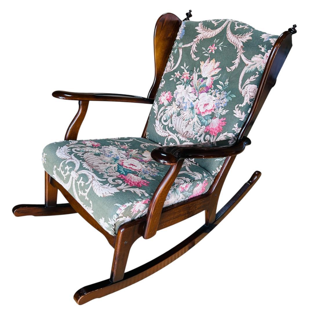 カリモク ロッキングチェア RC6002GK ブナ材 両ウイング ハイバック