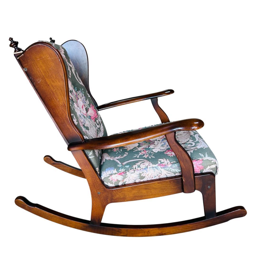 カリモク ロッキングチェア RC6002GK ブナ材 両ウイング ハイバック