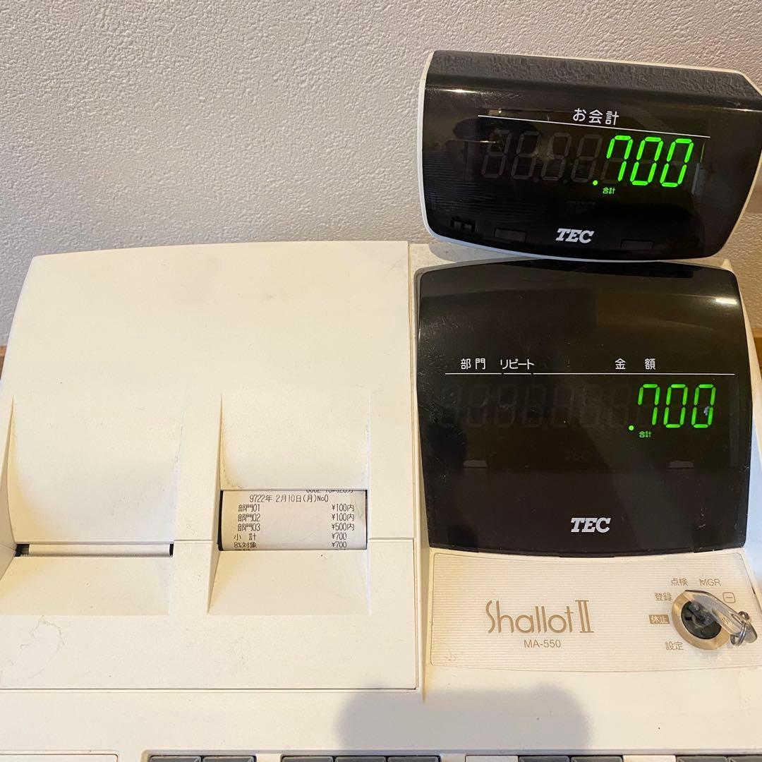 16　東芝TEC テック レジスター シャロット2 MA-550