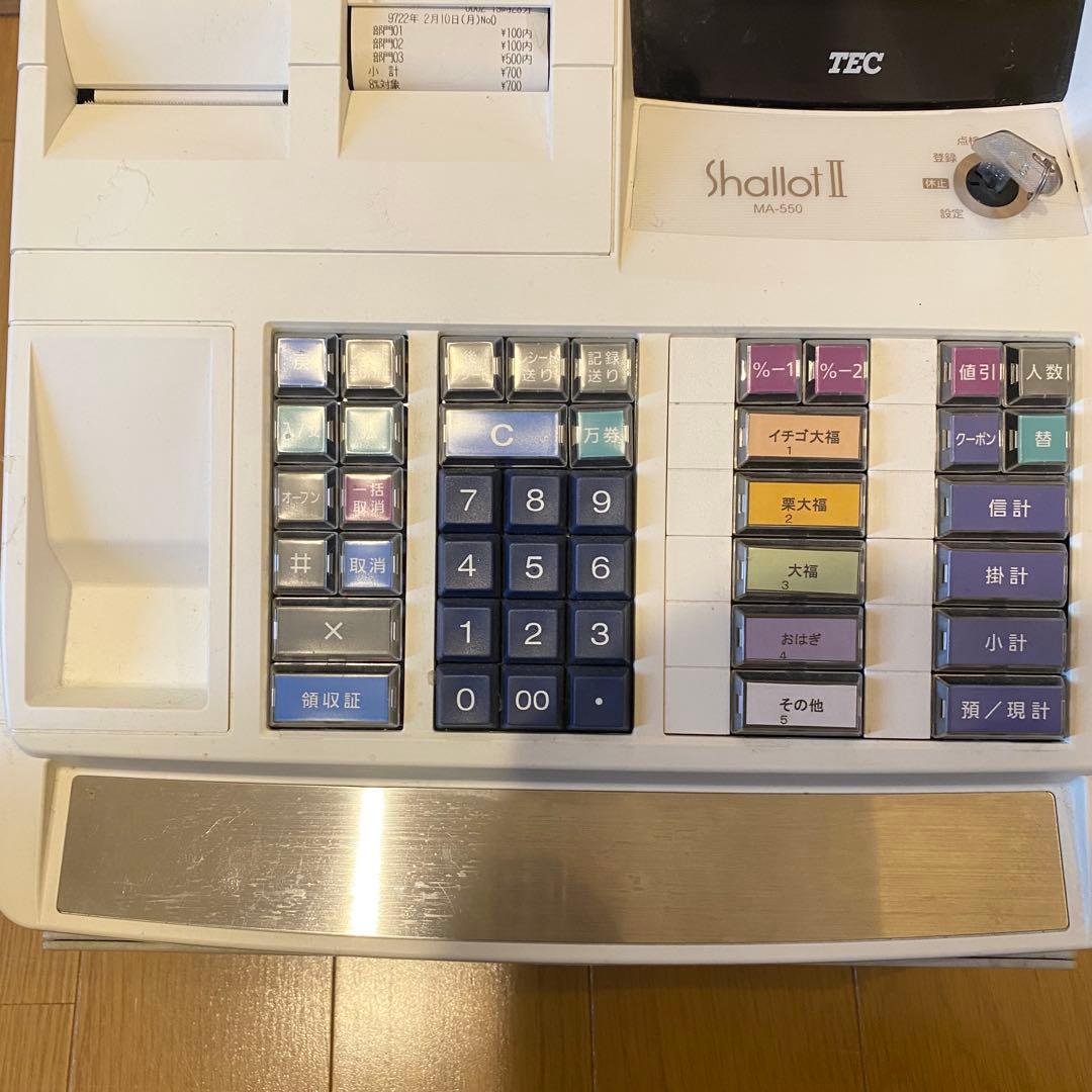 16　東芝TEC テック レジスター シャロット2 MA-550