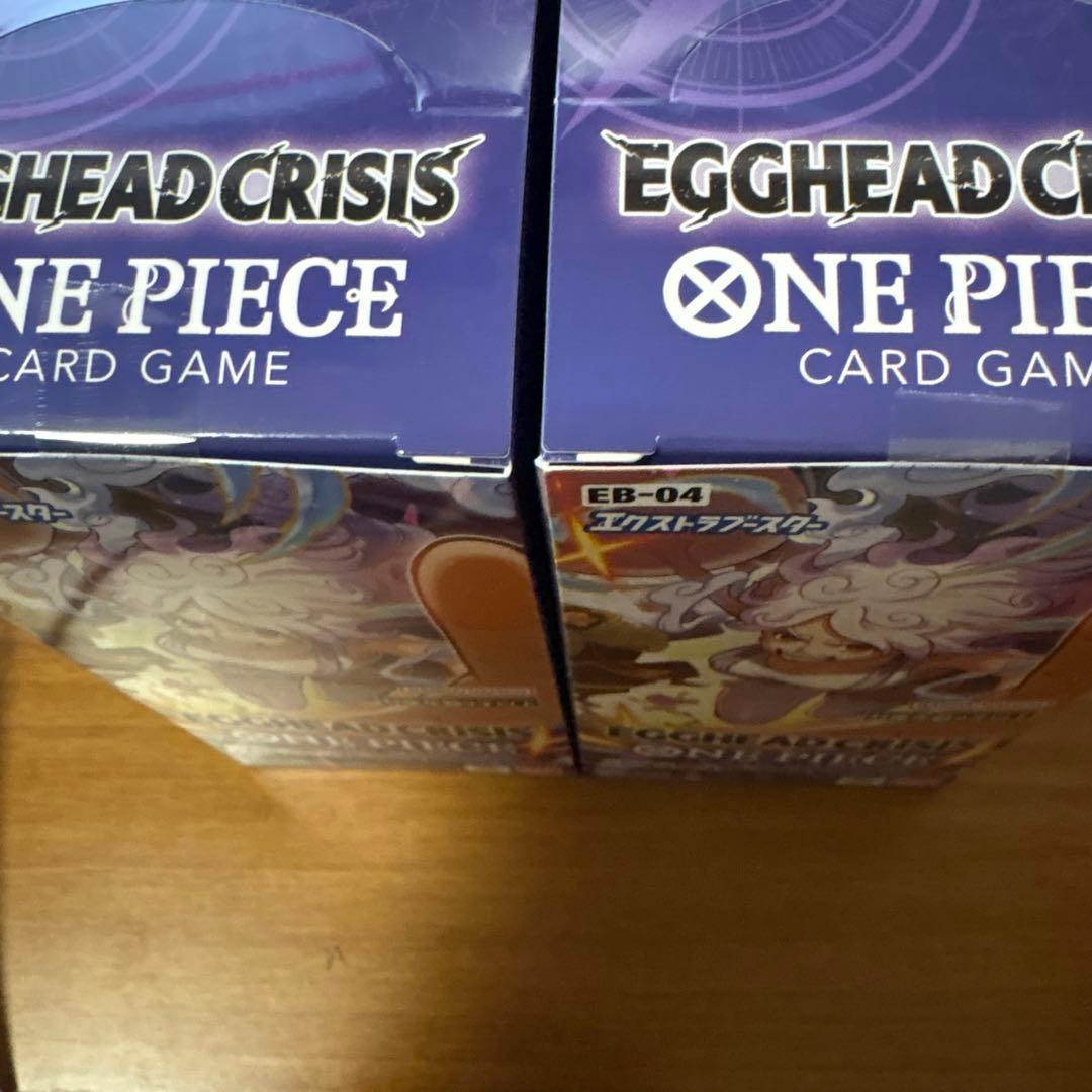 【新品•未開封】ONE PIECE カード　エッグヘッドクライシス　2BOX