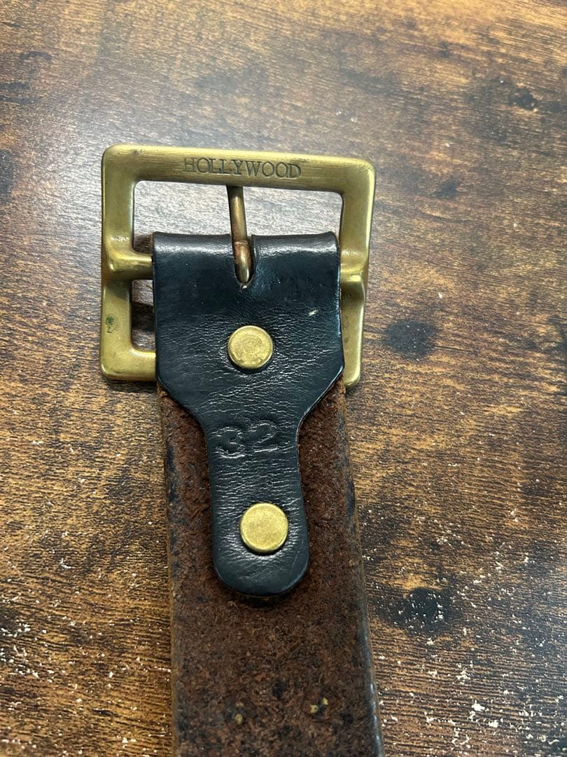 HTC スタッズレザーベルト　ブラック