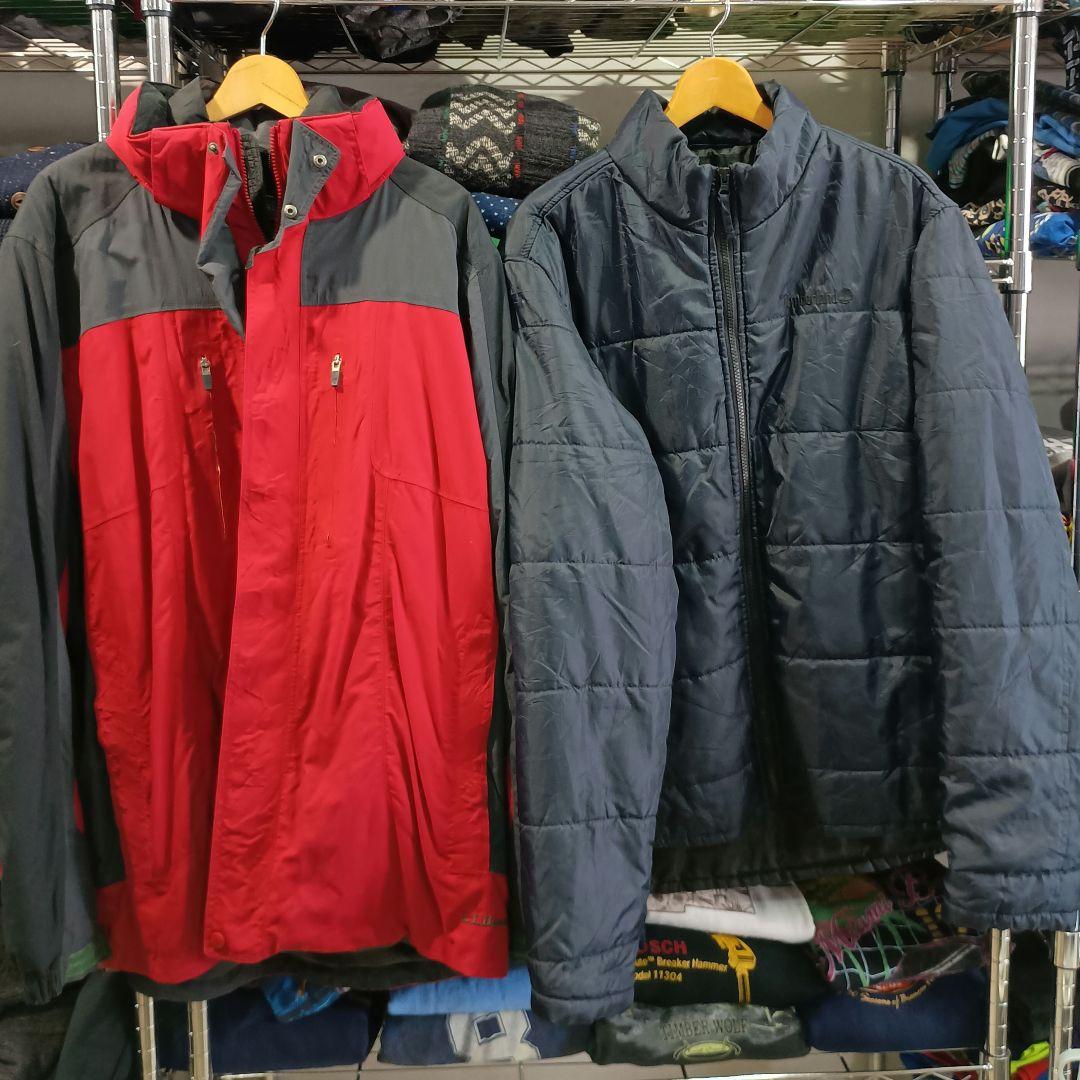 16枚セット コロンビア エルエルビーンなどアウタージャケットMIX まとめ売り