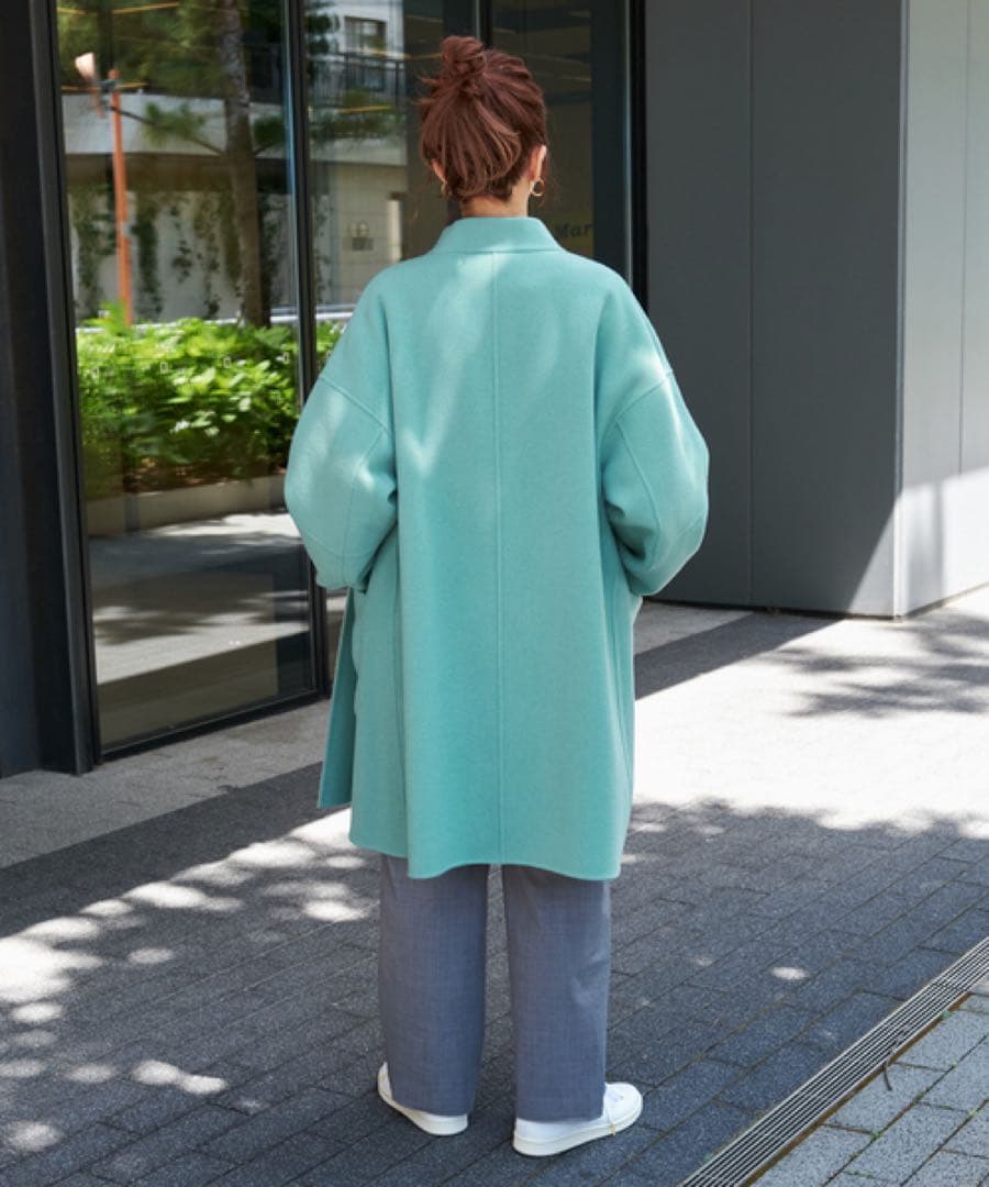 【極美品】B.C STOCK ブレンドリバーシブルミドル丈コート