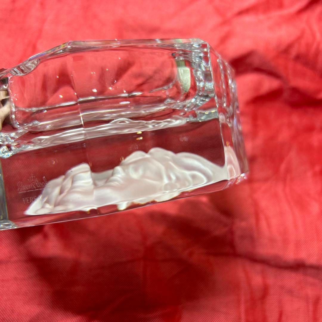 美品 VERSACE 大型　メドゥーサクリスタルアッシュトレイ 13cm