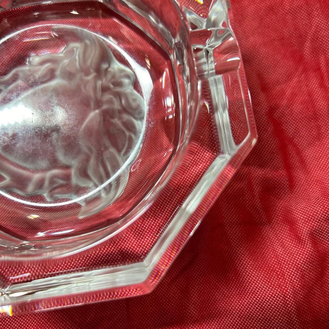 美品 VERSACE 大型　メドゥーサクリスタルアッシュトレイ 13cm