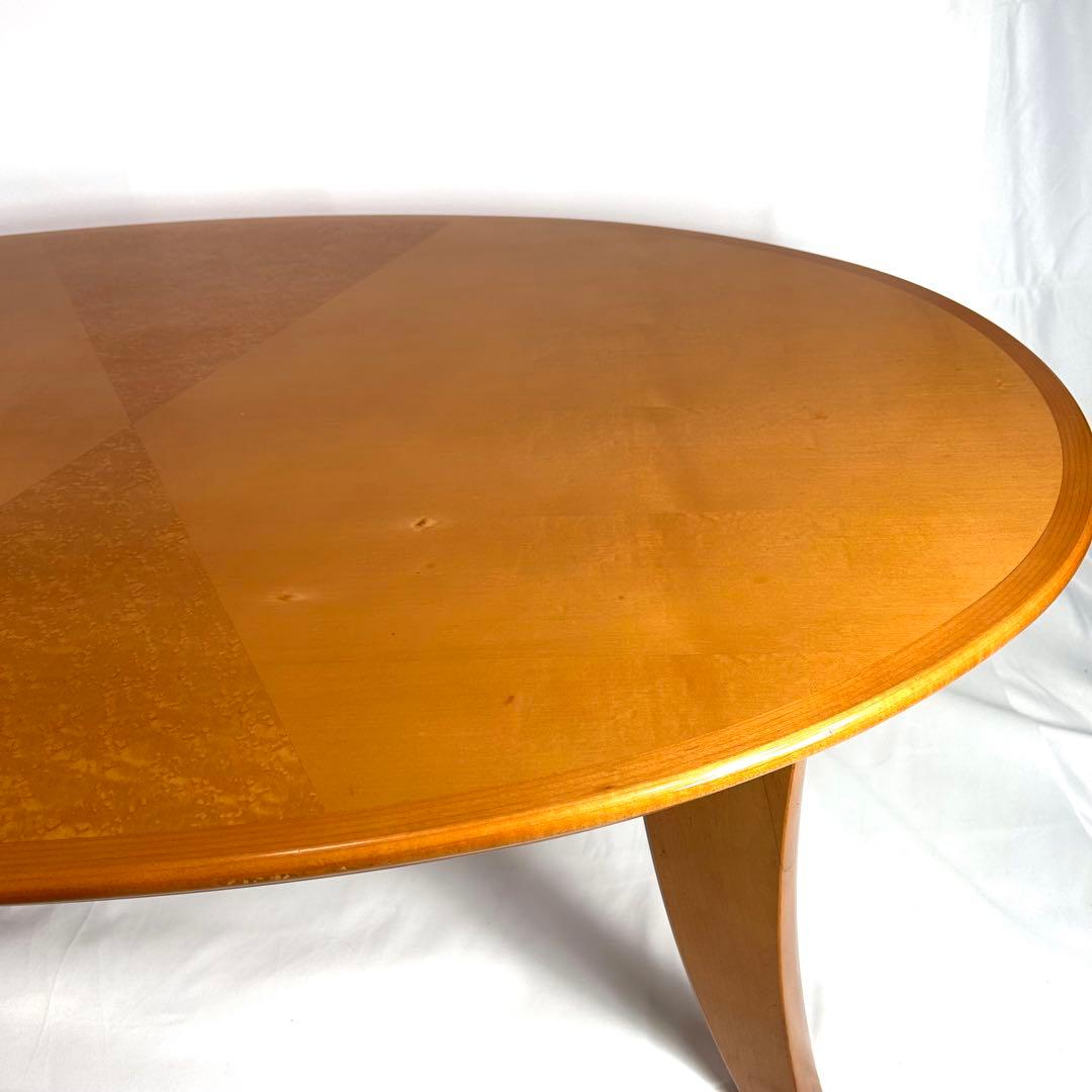 【送料込み】日進木工　ダイニングテーブル　サーフボード型　低め　ローテーブル