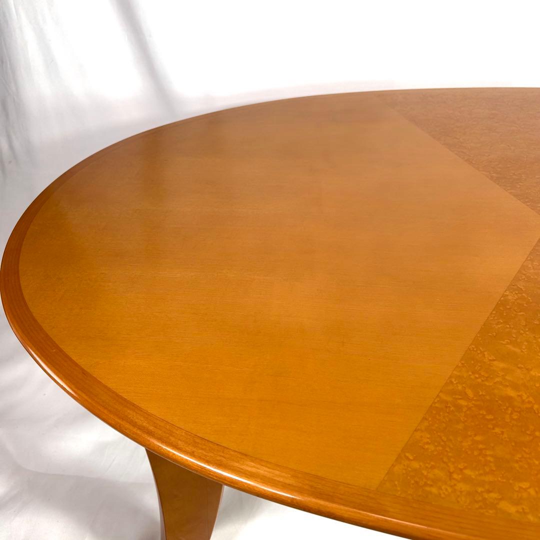 【送料込み】日進木工　ダイニングテーブル　サーフボード型　低め　ローテーブル