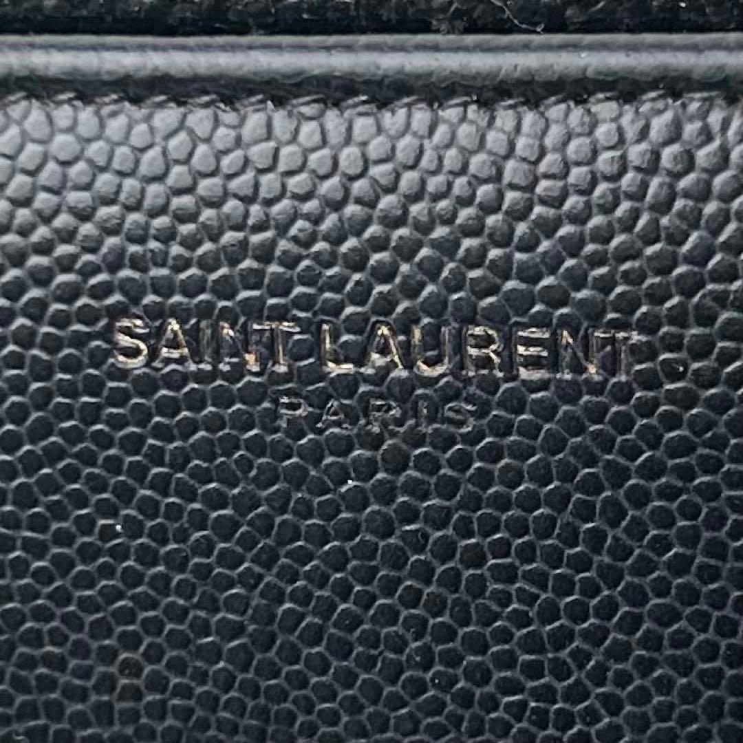 イヴ サンローラン 長財布 ロングウォレット 収納力抜群 【付属品完備】