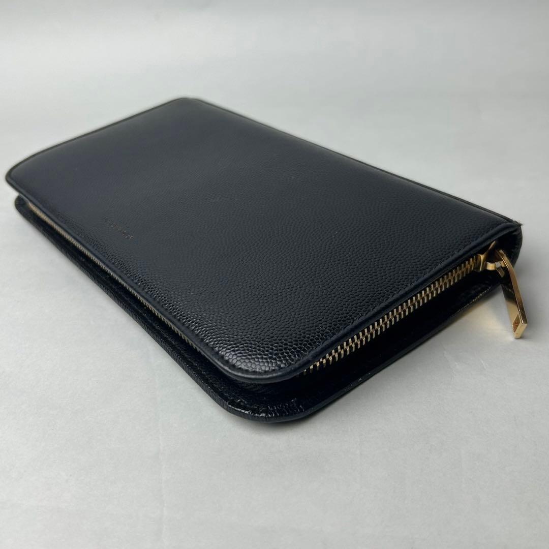 イヴ サンローラン 長財布 ロングウォレット 収納力抜群 【付属品完備】