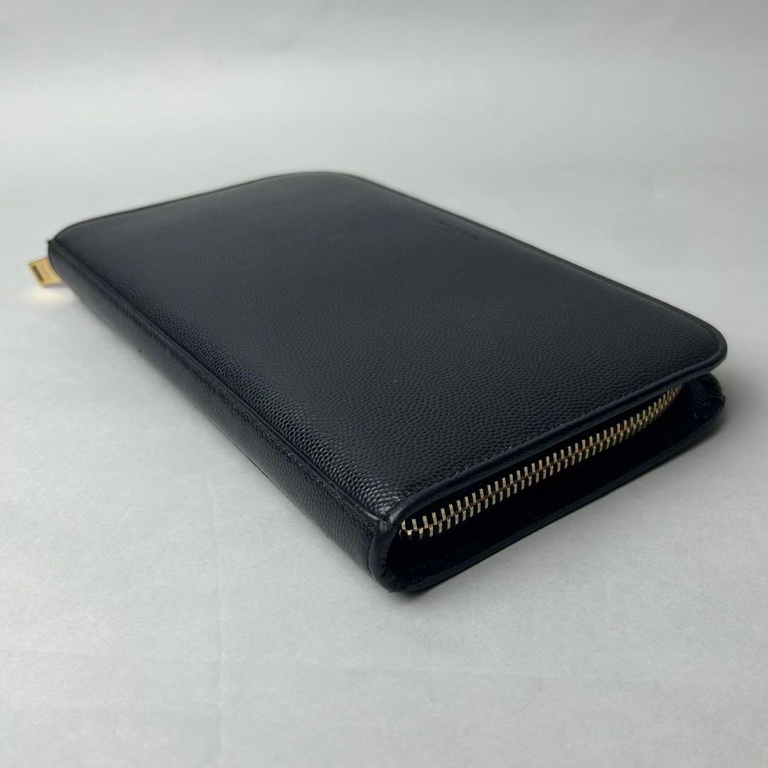 イヴ サンローラン 長財布 ロングウォレット 収納力抜群 【付属品完備】