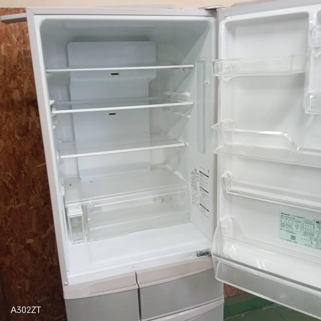 430 パナソニック　大型冷蔵庫　411L 自動製氷　小型　家庭用　右開き