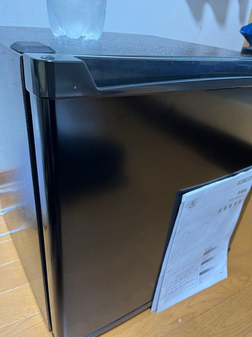 小型冷蔵庫 46L 1ドアタイプ ブラック 着払い