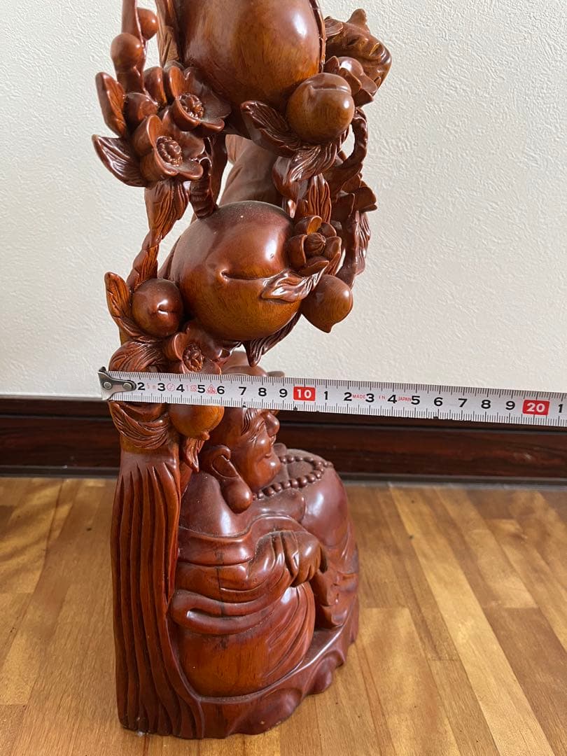 木の彫刻　　一刀彫　大黒様　金運アップ