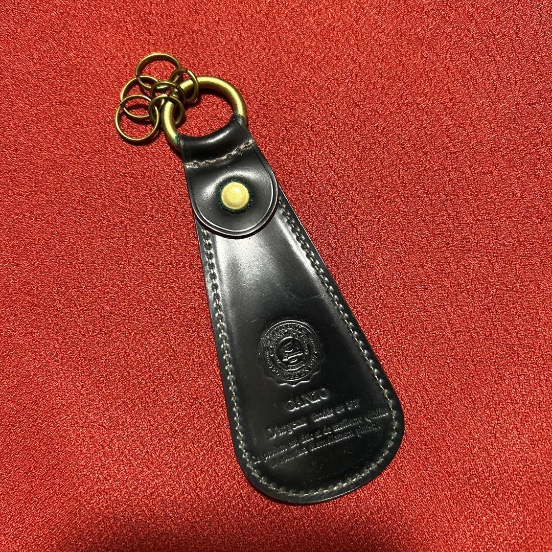 GANZO (ガンゾ)　シューホーン　キーホルダー 黒