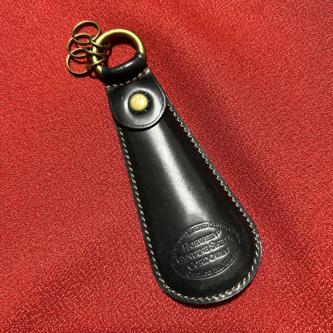 GANZO (ガンゾ)　シューホーン　キーホルダー 黒