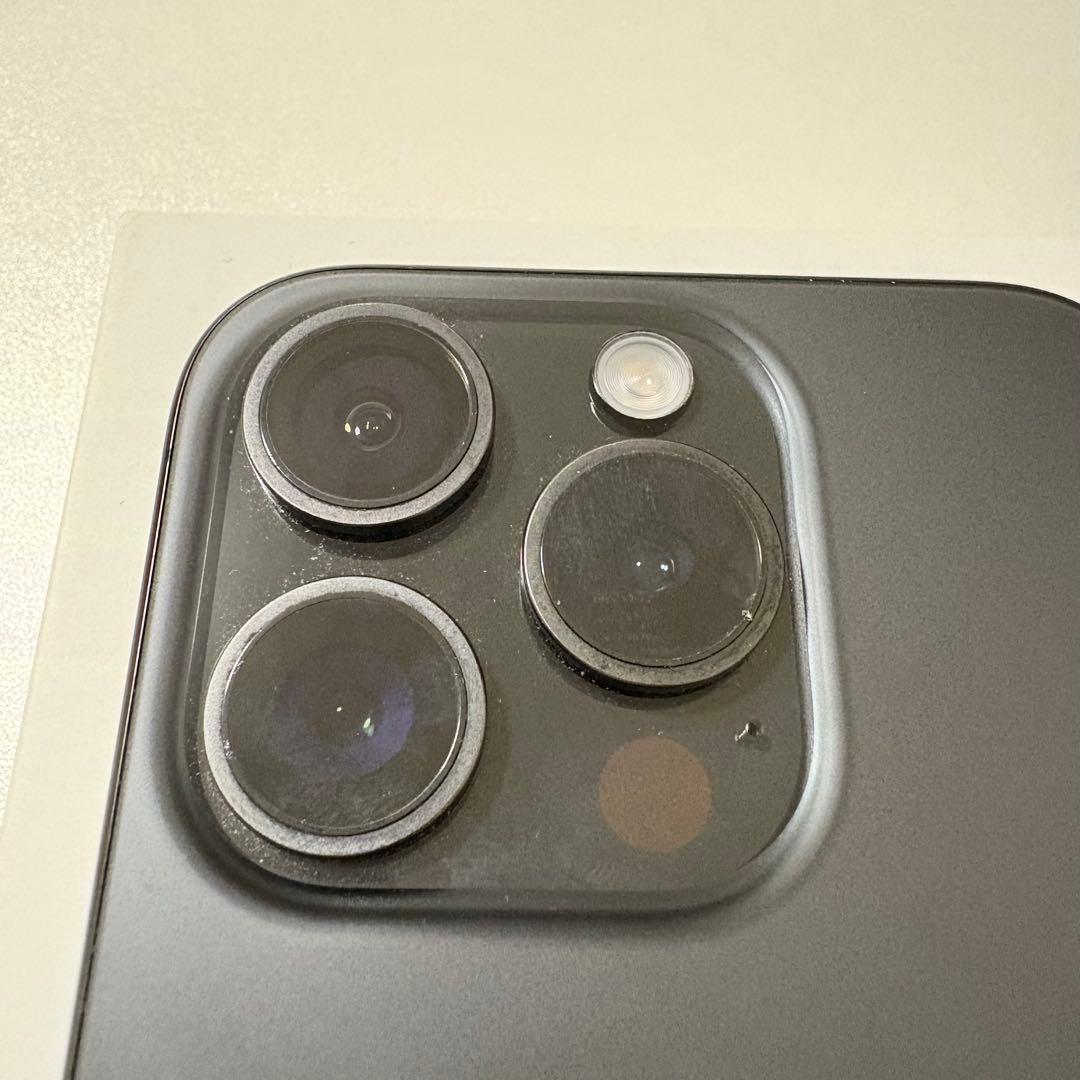 Apple iPhone15pro ブラックチタニウム 128GB