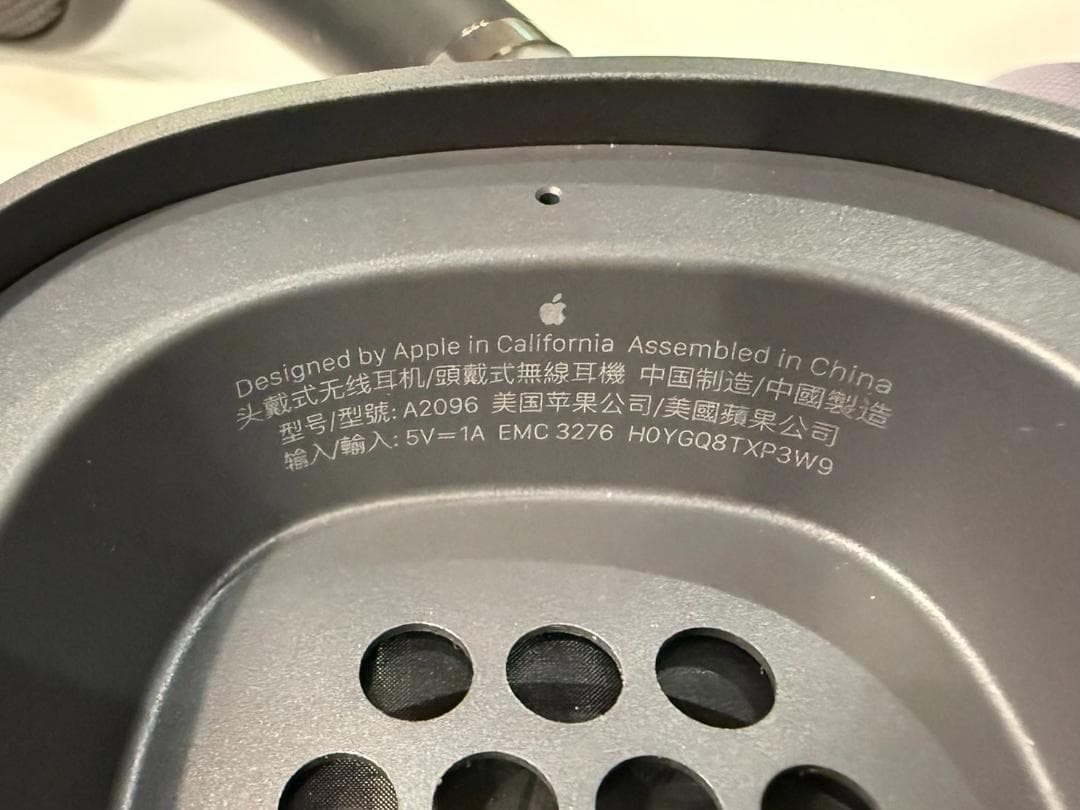 試着のみ◆AirPods Max（Lightning）スペースグレイ A2096