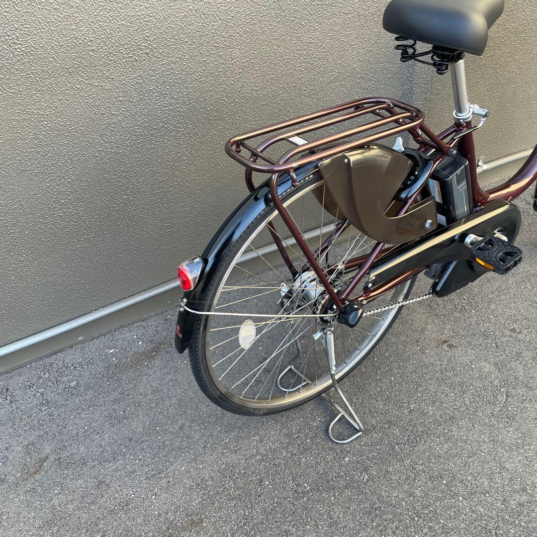 ヤマハ電動アシスト自転車26インチ バッテリー大容量12.3Ahブラウン