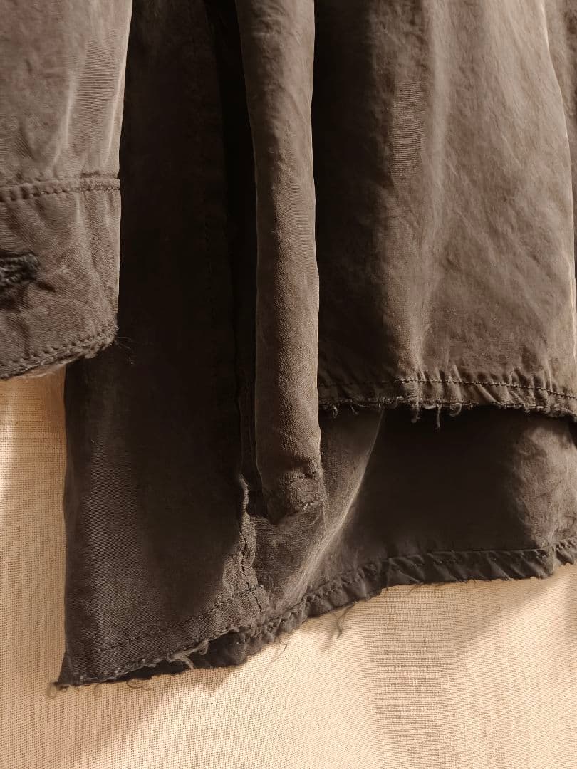 ANCELLM アンセルム Aging Embroidery Shirt