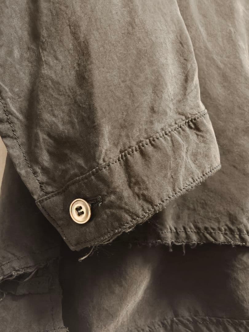 ANCELLM アンセルム Aging Embroidery Shirt