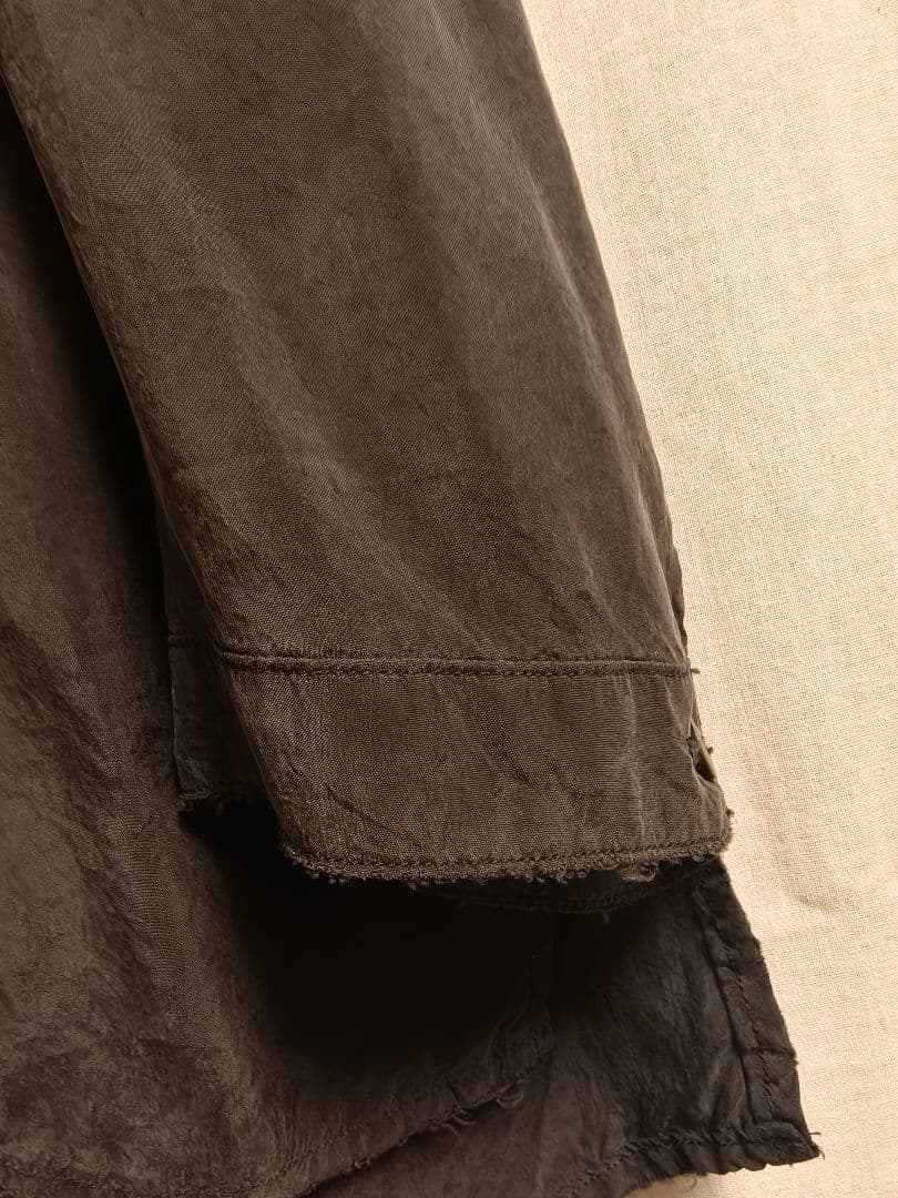 ANCELLM アンセルム Aging Embroidery Shirt