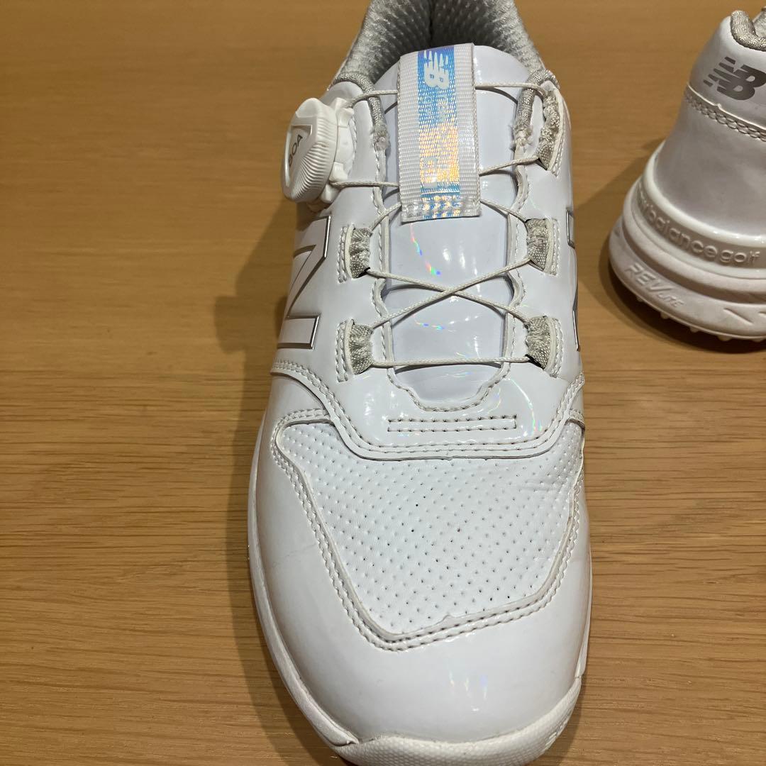 ニューバランス　ゴルフシューズ　22.5 wgbs996