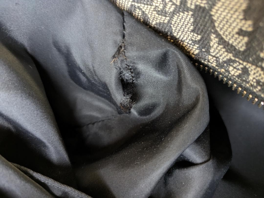 ディオール　ミニボストンバッグ　トロッター柄　4030