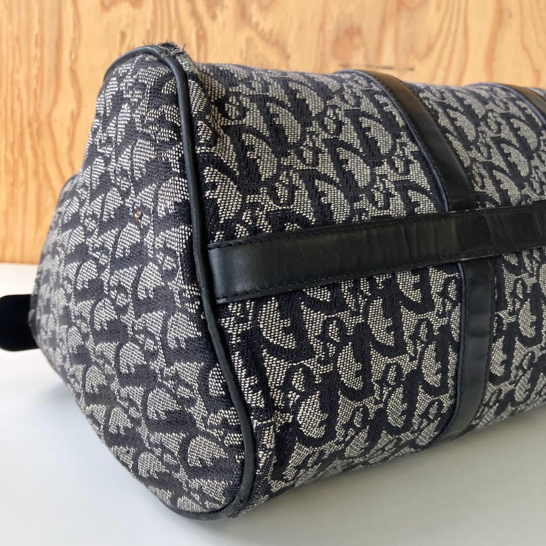 ディオール　ミニボストンバッグ　トロッター柄　4030