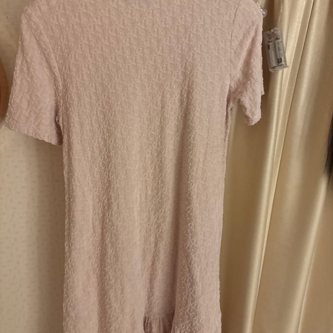 クリスチャン・ディオール 半袖ワンピース ピンク