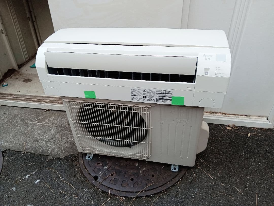 三菱 ルームエアコン 冷暖房機能 ホワイトMSZ-GE2221-W・2022年製