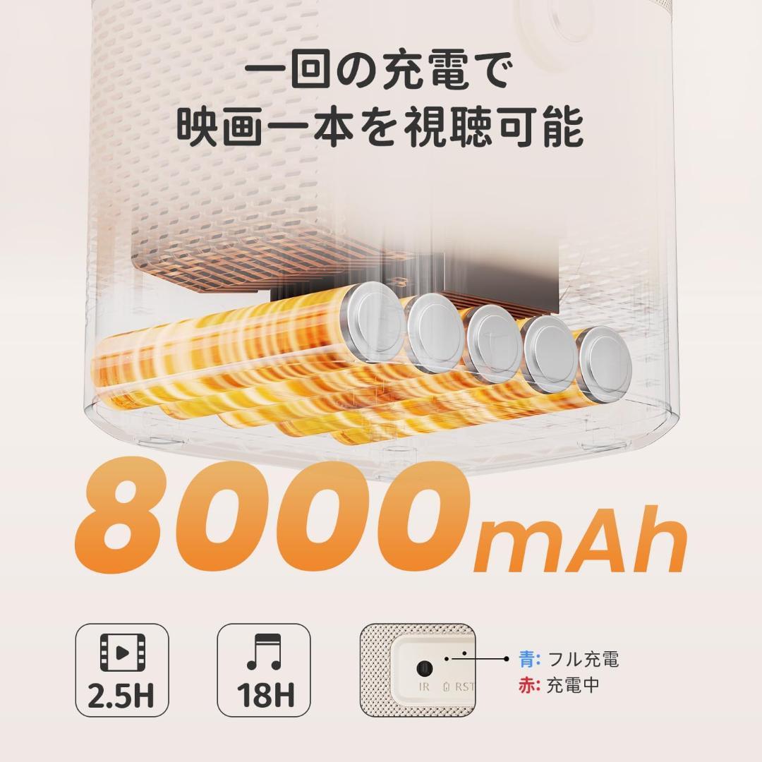 【新品】最安値セール中！Yaber T2 モバイルプロジェクター フルHD