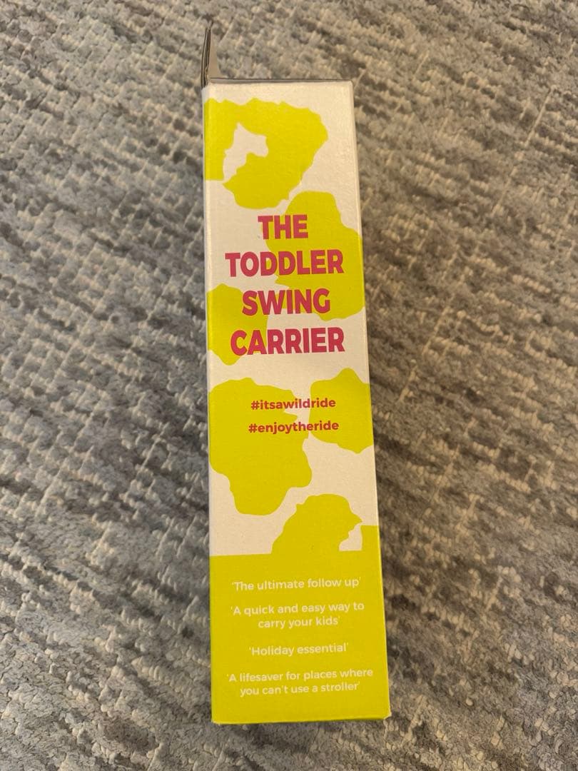 定価17600円☆タグ付きWILDRIDE 抱っこ用スリング リネンブラック