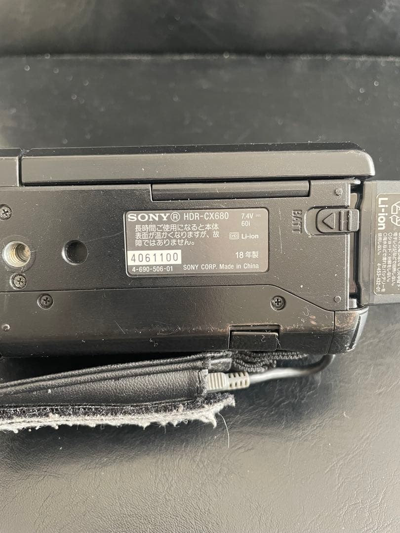 SONY ソニー ビデオカメラ 本体 hdr-cx680 良好 バッテリー付き