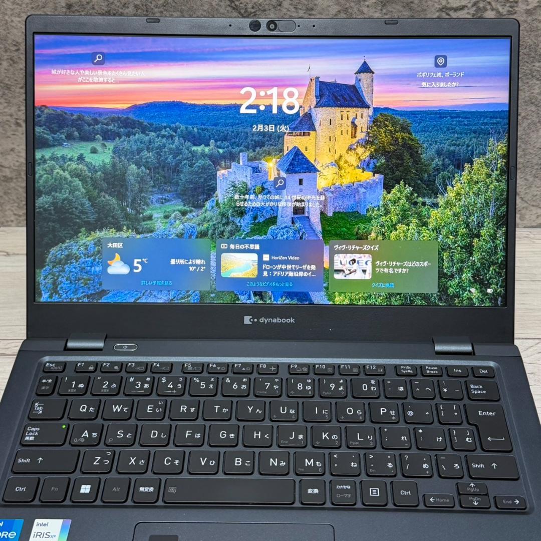 2022年製 超軽量 モバイル✨11世代コアi5 SSD LTE ノートパソコン