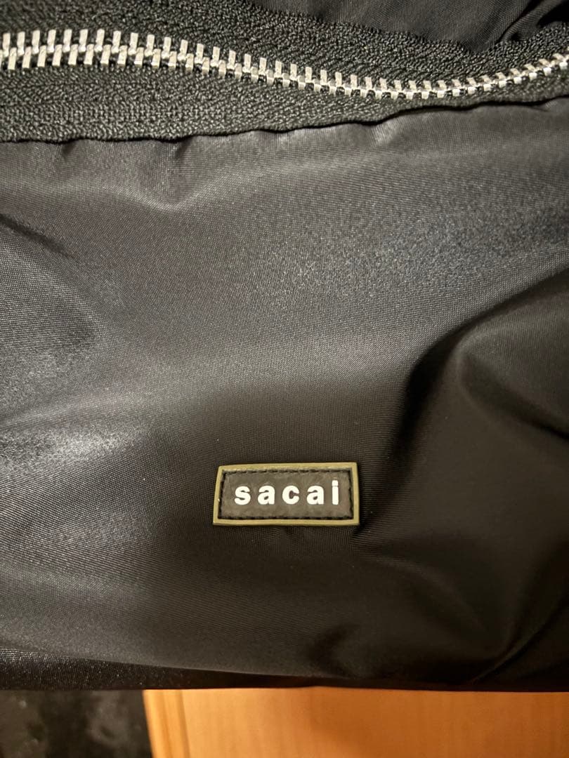 sacai ブラック トートバッグ OS
