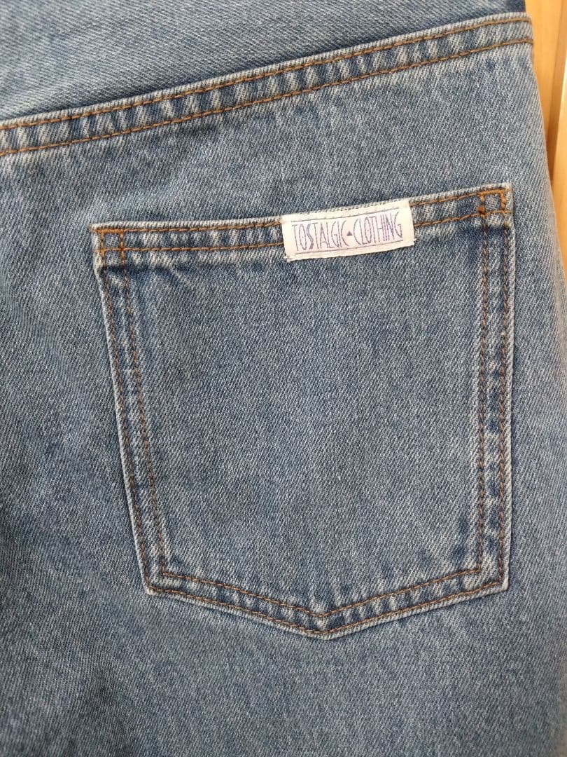 【Tostalgic clothing】デニムパンツ　Sサイズ　ライトブルー